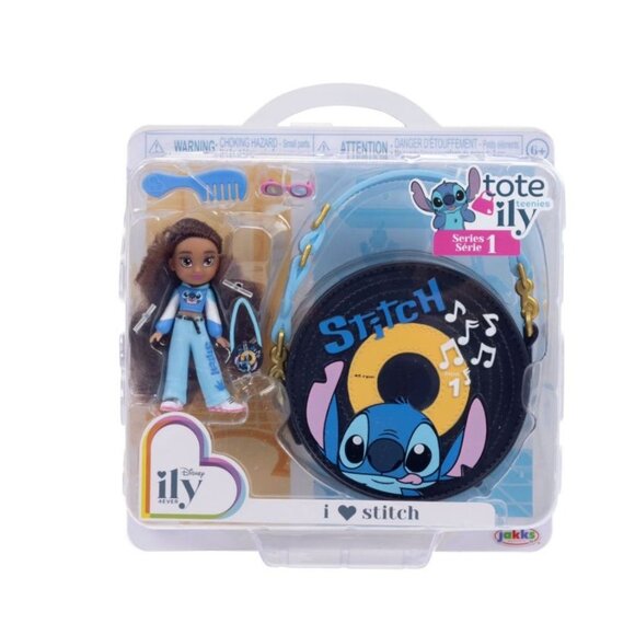 Disney Other - Disney Ily Tote-ILY-Teenies Purse with Stitch Inspired Doll, 2.25 in - Blue